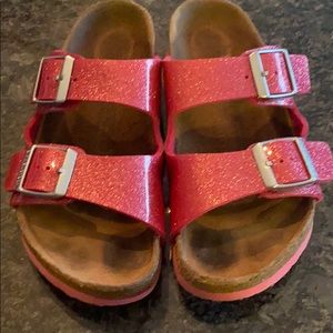 Big girl Birkenstock’s Arizona sandals